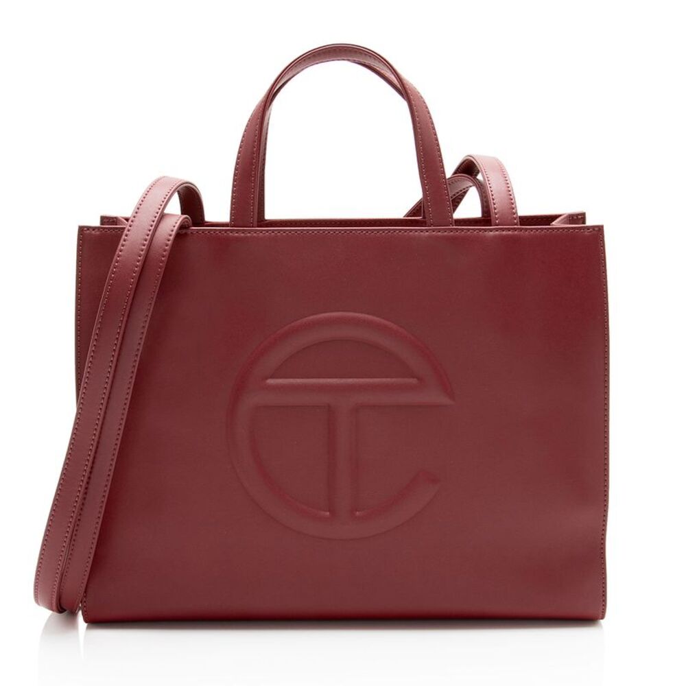 Telfar Faux Leather Medium Shopping Tote